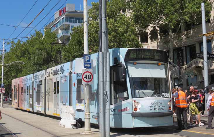 Yarra Trams Siemens Combino 5004 route 96